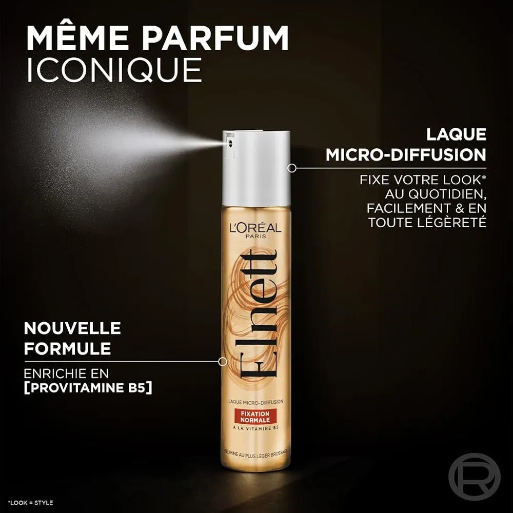L'OREAL Elnett laque fixation normal 300 ml - TENDANCES STYLES