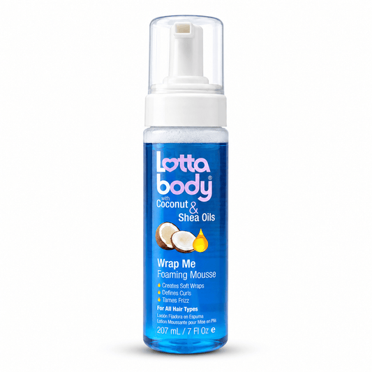 Lotta Body Wrap Me Foaming Mousse – Mousse Définition Boucles Coco & Karité 207 ml - TENDANCES STYLES