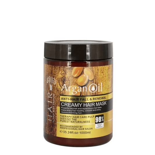 Masque capillaire à l'huile d'argan - TENDANCES STYLES