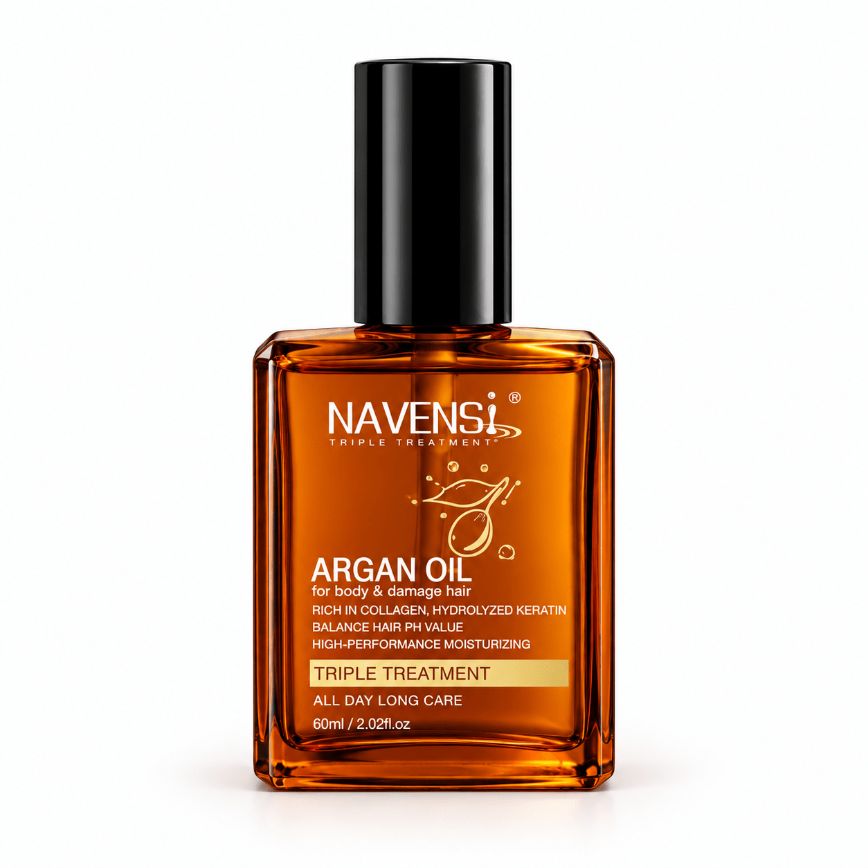 NAVENSI – Sérum capillaire à l’huile d’argan – 60 ml - TENDANCES STYLES