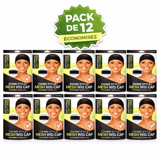 Pack de 12 Bonnets de confection de perruque - TENDANCES STYLES