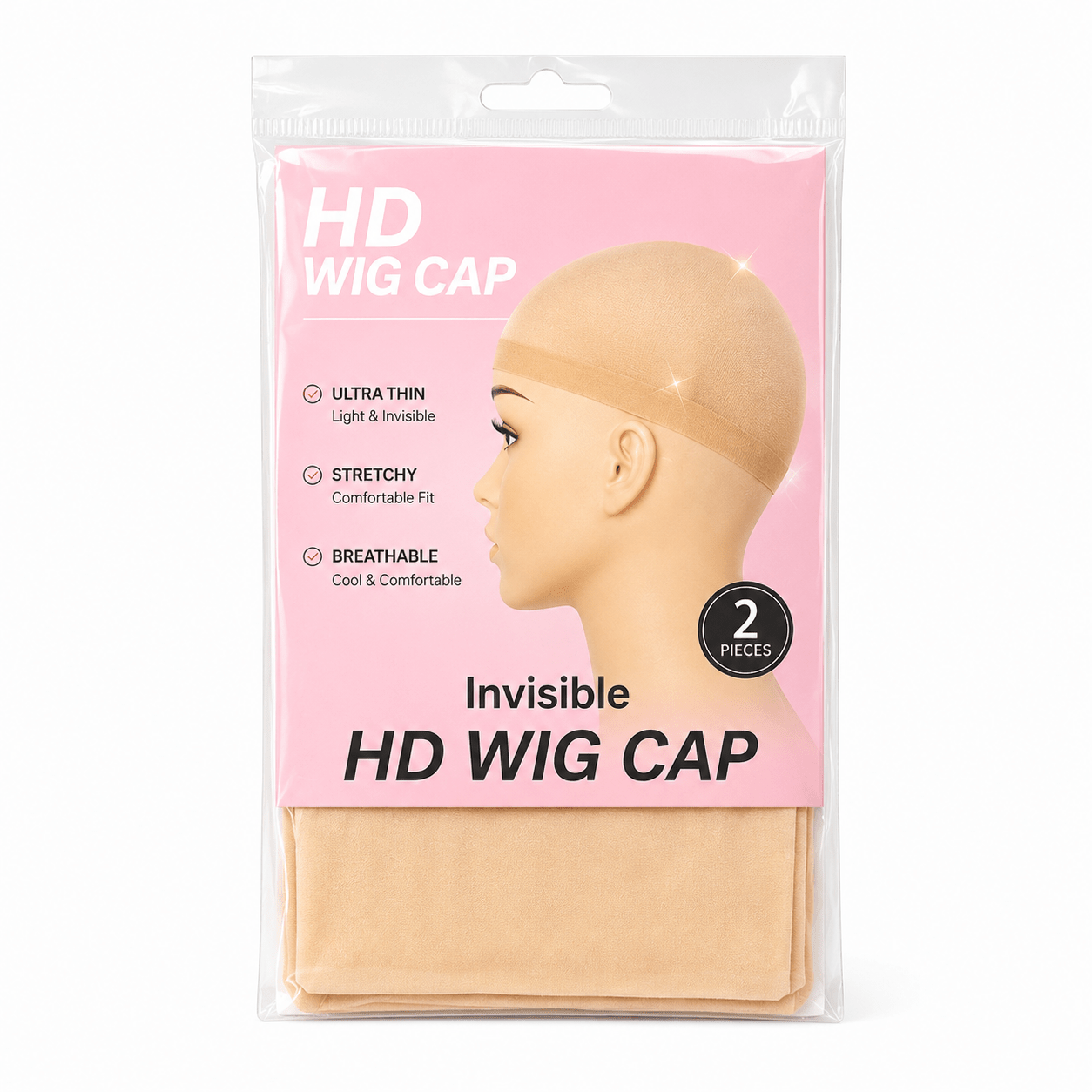 Pack de 12 Bonnets transparent de perruque - TENDANCES STYLES