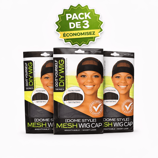 Pack de 3 Bonnets de confection de perruque - TENDANCES STYLES