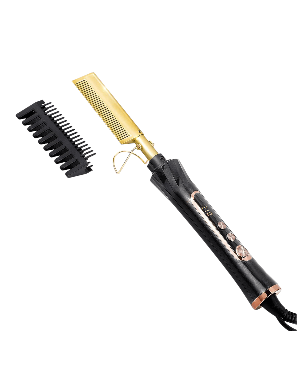 Peigne chauffant électrique professionnel, écran LED, - TENDANCES STYLES