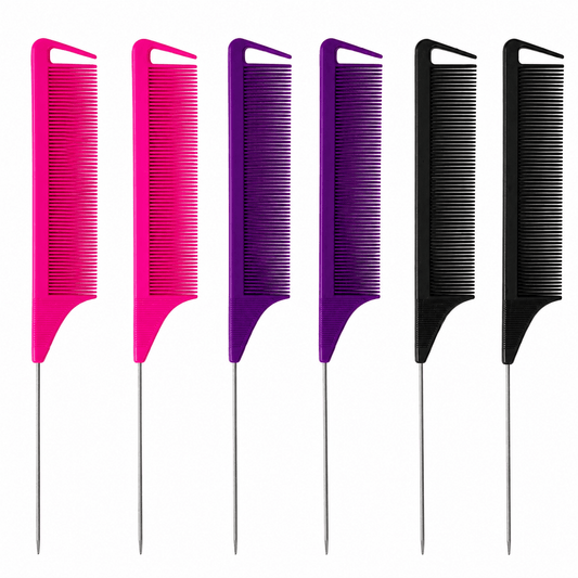 Peigne queue de droit lot de 6 - TENDANCES STYLES