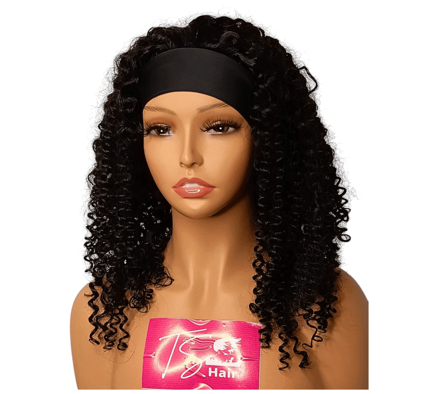 Perruque bandeau ondulée synthétique 22 pouces - TENDANCES STYLES