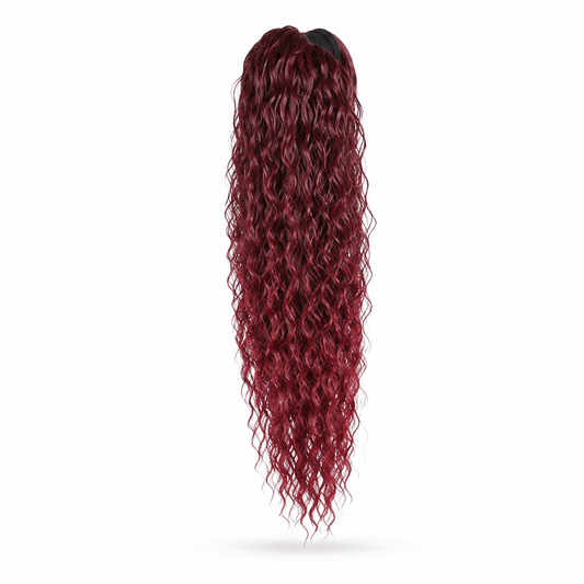 Postiche Water Wave 28’’ – Fibre synthétique premium 1B/Bug - TENDANCES STYLES