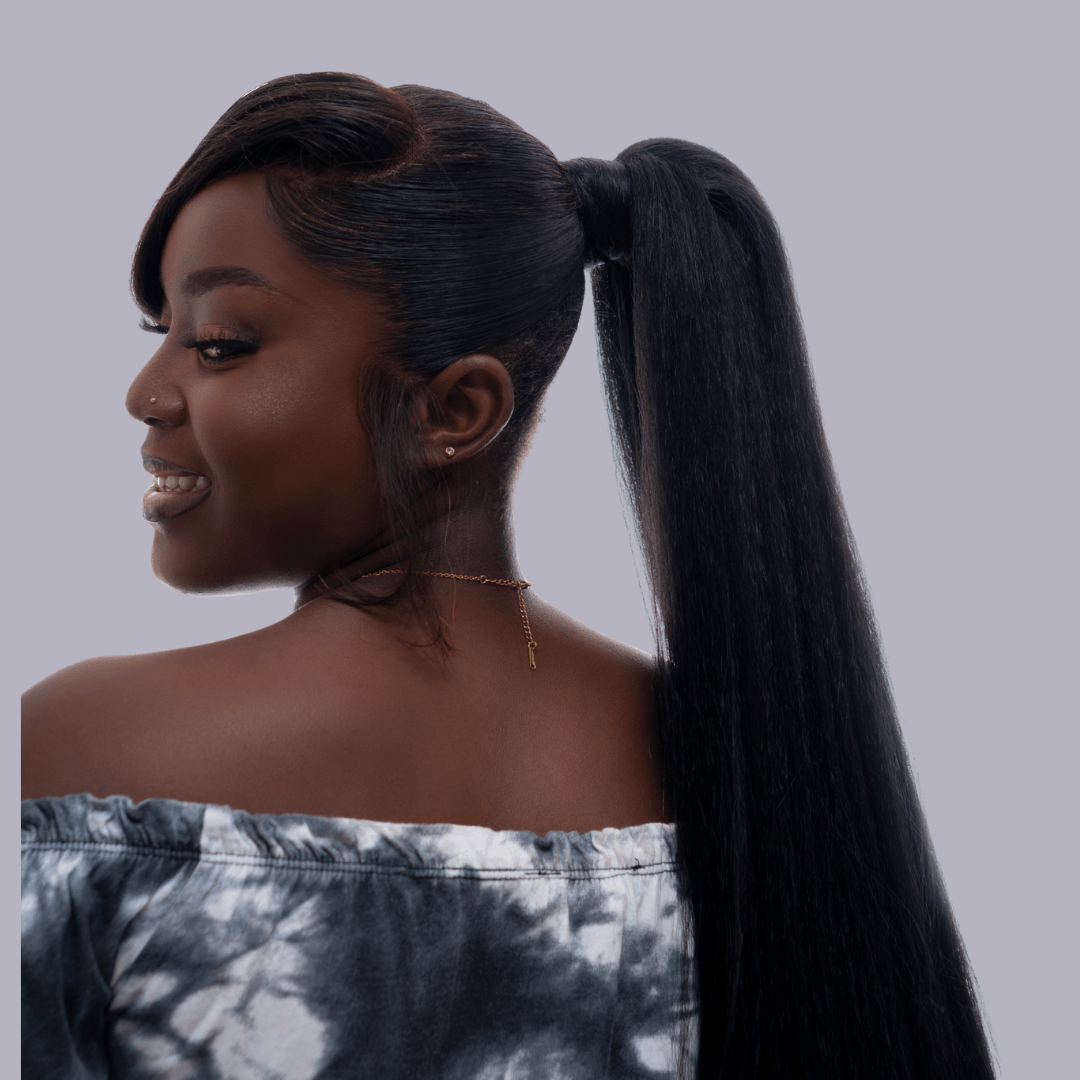 Postiche yaki 22 pouces N°1B en fibre synthétique - TENDANCES STYLES