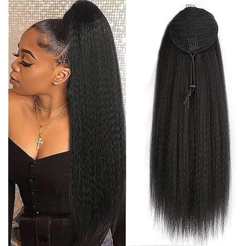 Postiche yaki en fibre synthétique 30 pouces N°1B - TENDANCES STYLES