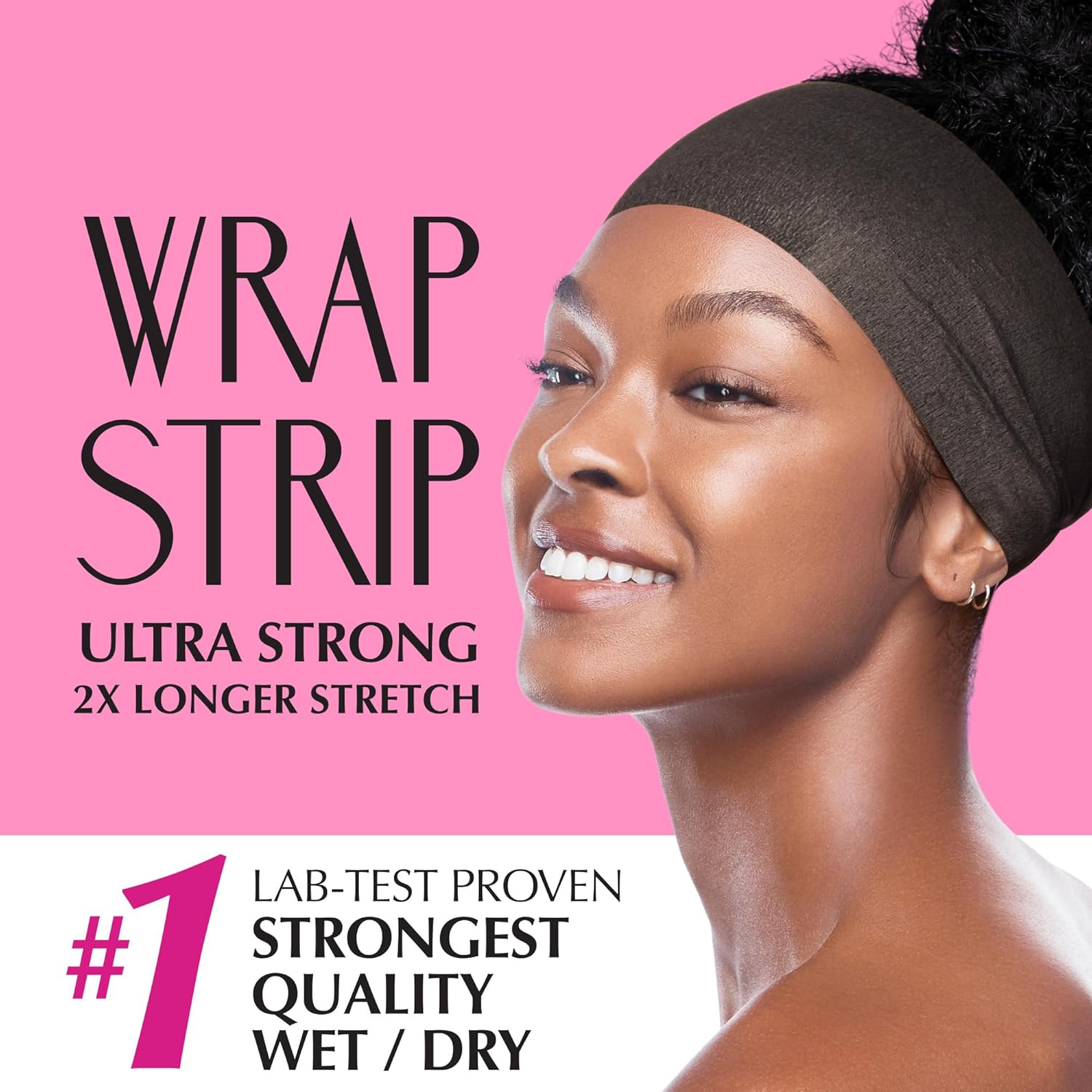 Red by Kiss Wrap Strip 3,5" Bandes de coiffage, ultra résistantes et extensibles, 40 bandes - TENDANCES STYLES