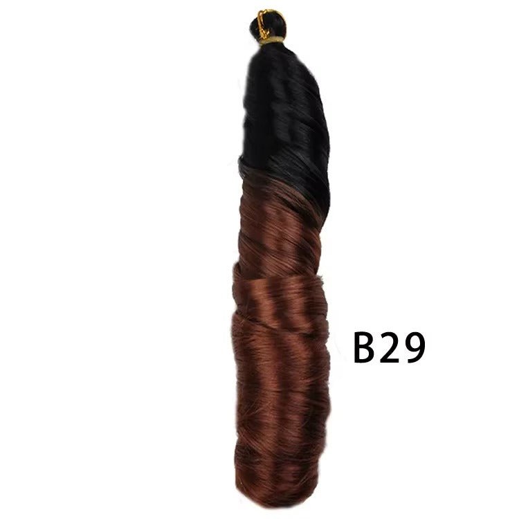 Spiral french curl braids - TENDANCES STYLES