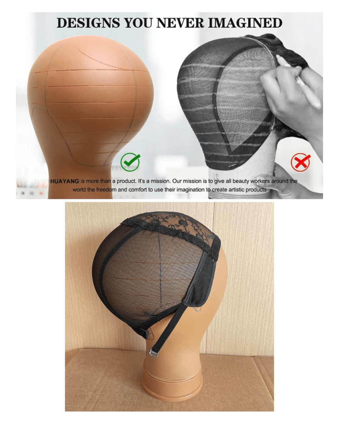 Tête de mannequin en PVC pour perruque : stylisez vos cheveux! - TENDANCES STYLES