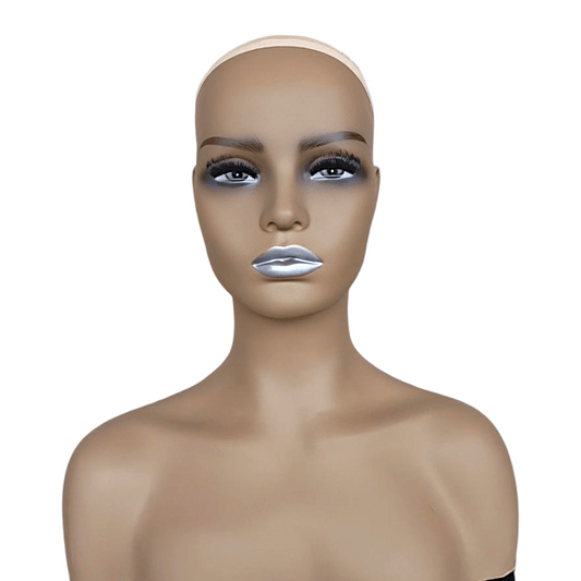 Tête de mannequin femme réaliste avec épaule - TENDANCES STYLES