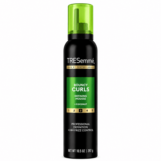 TRESemmé Bouncy Curls Defining Mousse + Coconut – Mousse Définition Boucles & Anti-Frisottis 24H – 297 g - TENDANCES STYLES