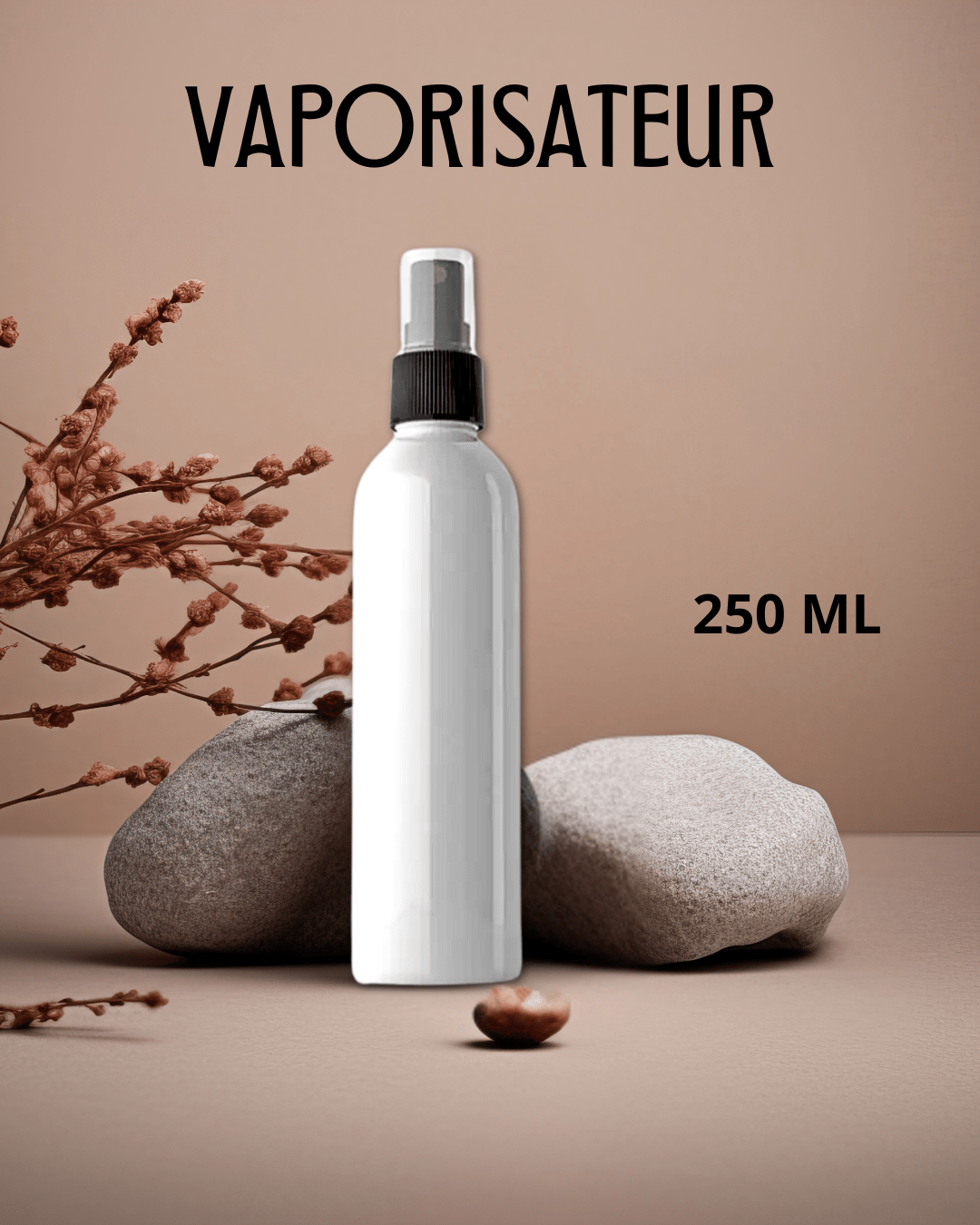 Vaporisateur Plastique blanc pour l'eau l'alcool Parfum Cosmétique Rechargeable 250 ml - TENDANCES STYLES